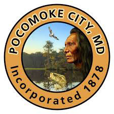 Logo of Pocomoke MD.